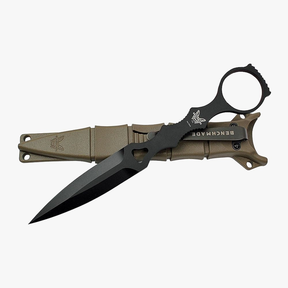 Benchmade SOCP dagger 176BKSN – Taktisk dolk, 440C stål, MOLLE-slida