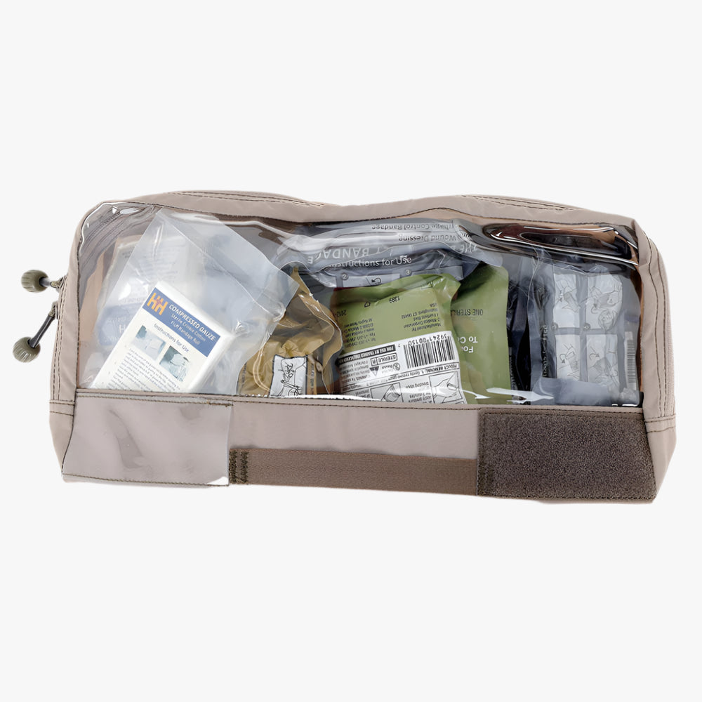Snigel Large Insert Pouch 1.0 – insatsficka med kardborre, 33×16×10 cm, FM grå