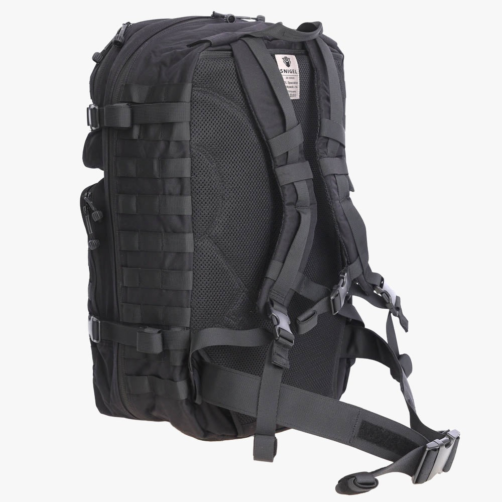 Snigel Specialist Backpack 40L – modulär uppdragsryggsäck, svart
