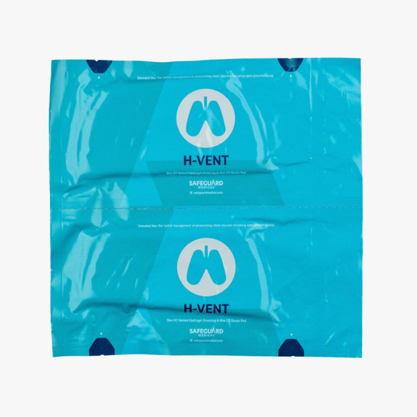 H&H Hyvent Vented Chest Seal Twin Pack (23 x 21 cm)