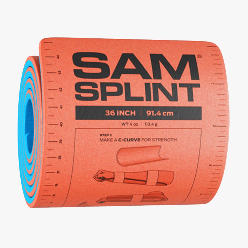 SAM Splint 36" Rullad Universalspjäla (91 cm, Orange)