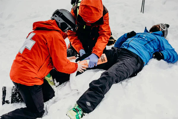 SAM Splint – formbar spjäla 45 cm (18ʺ), orange/blå