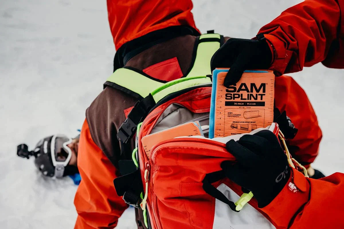 SAM Splint 36" Rullad Universalspjäla (91 cm, Svart)