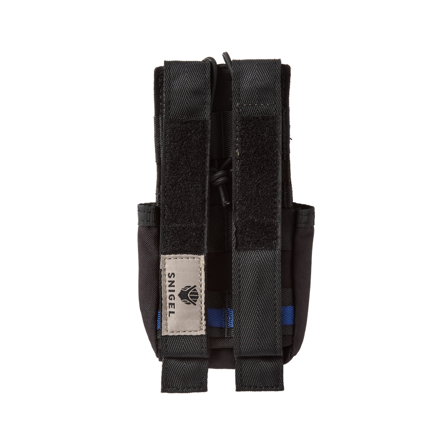 Snigel Radio Pouch -15 - Justerbar Radioficka (Svart)