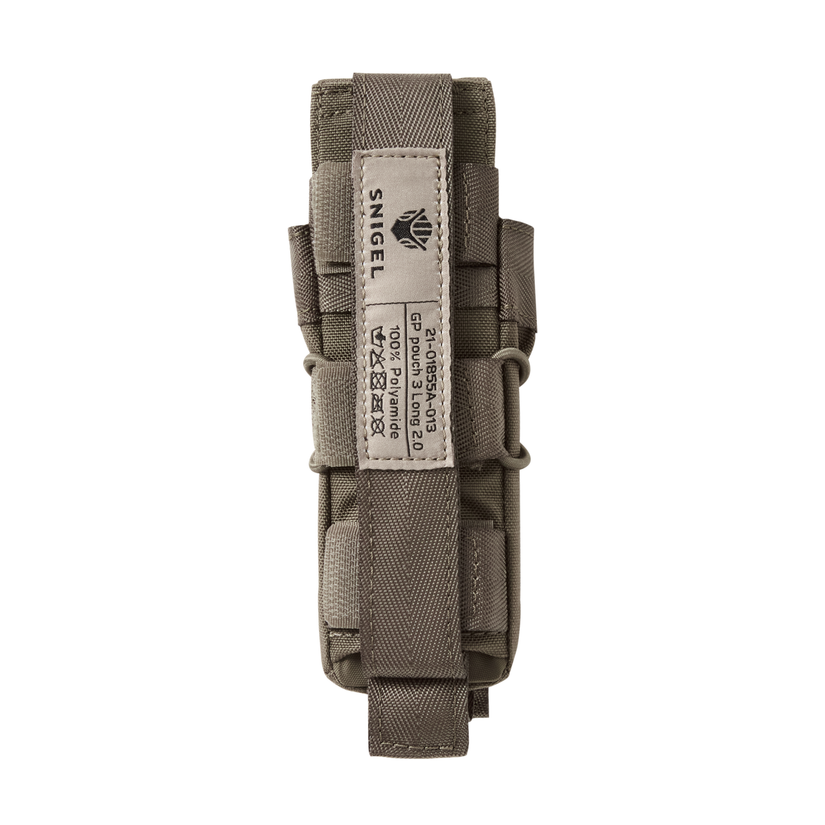 Snigel GP Pouch 3 Long - Avlång Universalficka (Grå)