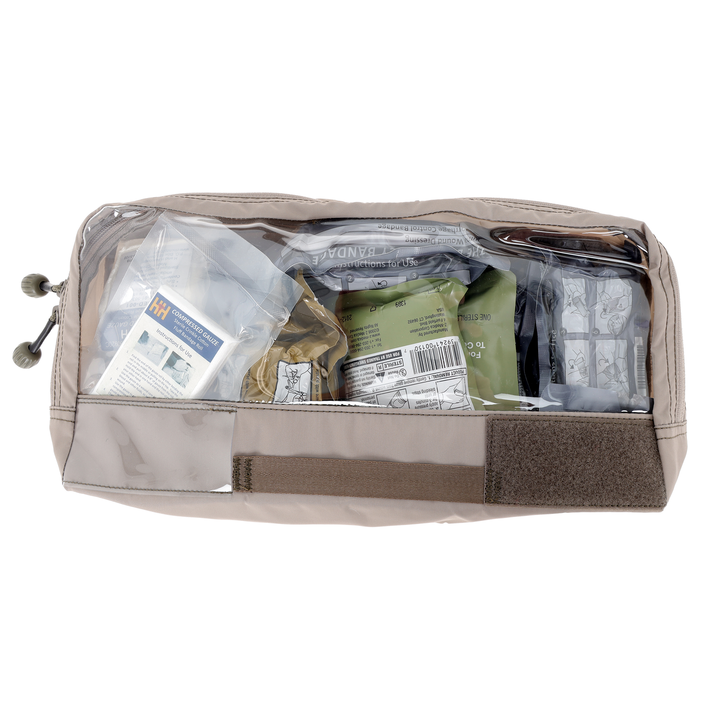 Snigel Large Insert Pouch 1.0 – insatsficka med kardborre, 33×16×10 cm, FM grå
