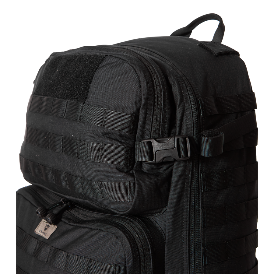 Snigel Specialist Backpack 40L – modulär uppdragsryggsäck, svart