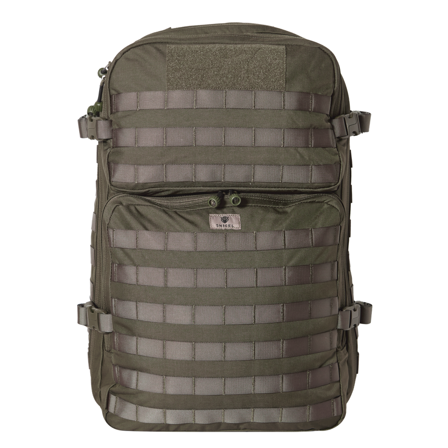 Snigel Specialist Backpack 40L – modulär uppdragsryggsäck, grå