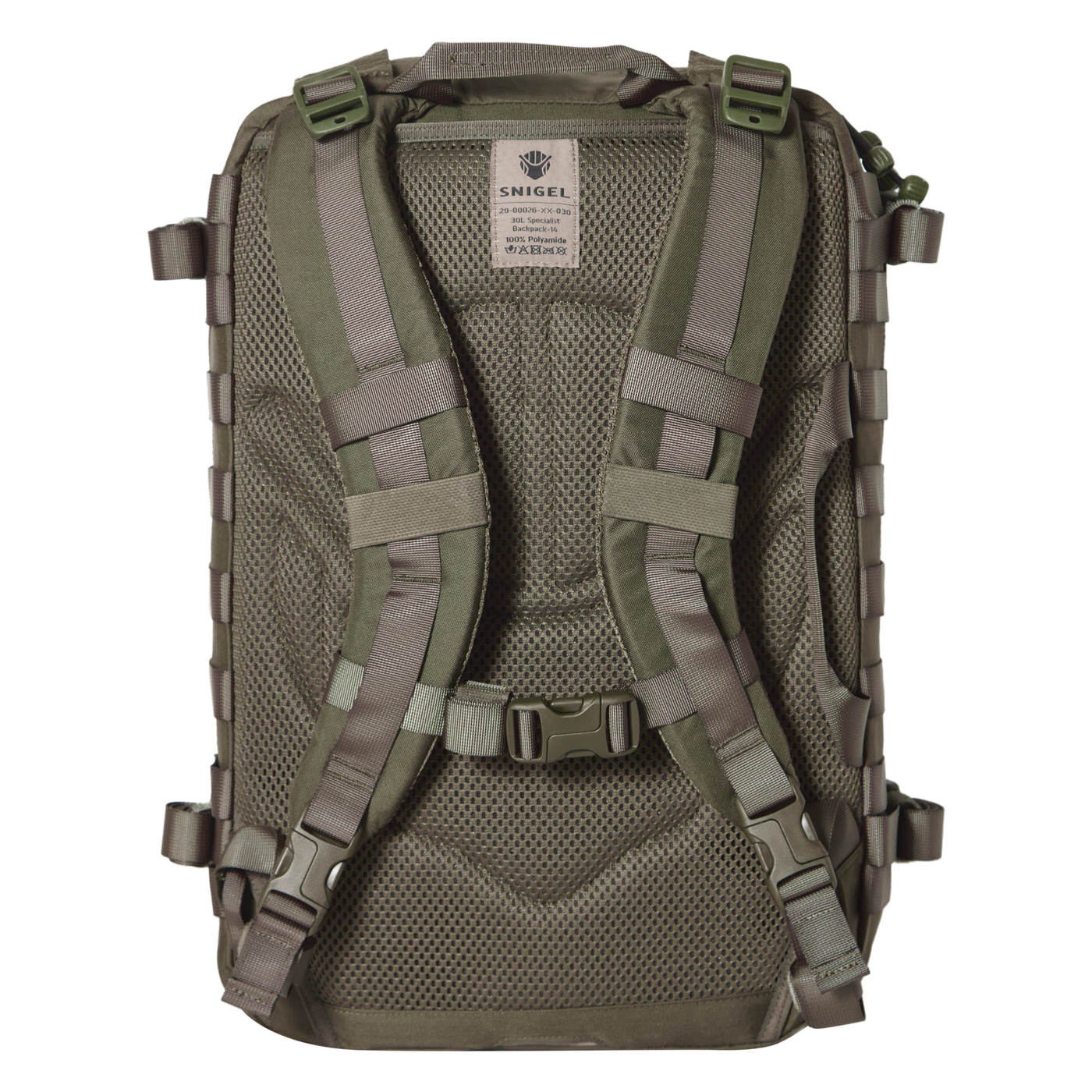 Snigel Specialist Backpack 30L – modulär insatsryggsäck, grå