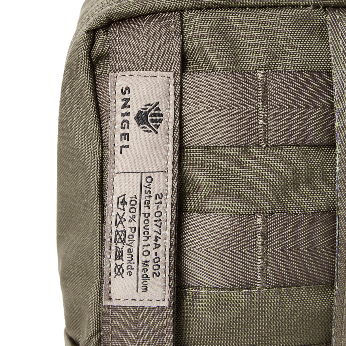 Snigel Oyster Pouch Medium - Fällbar Organiseringsficka (Grå)