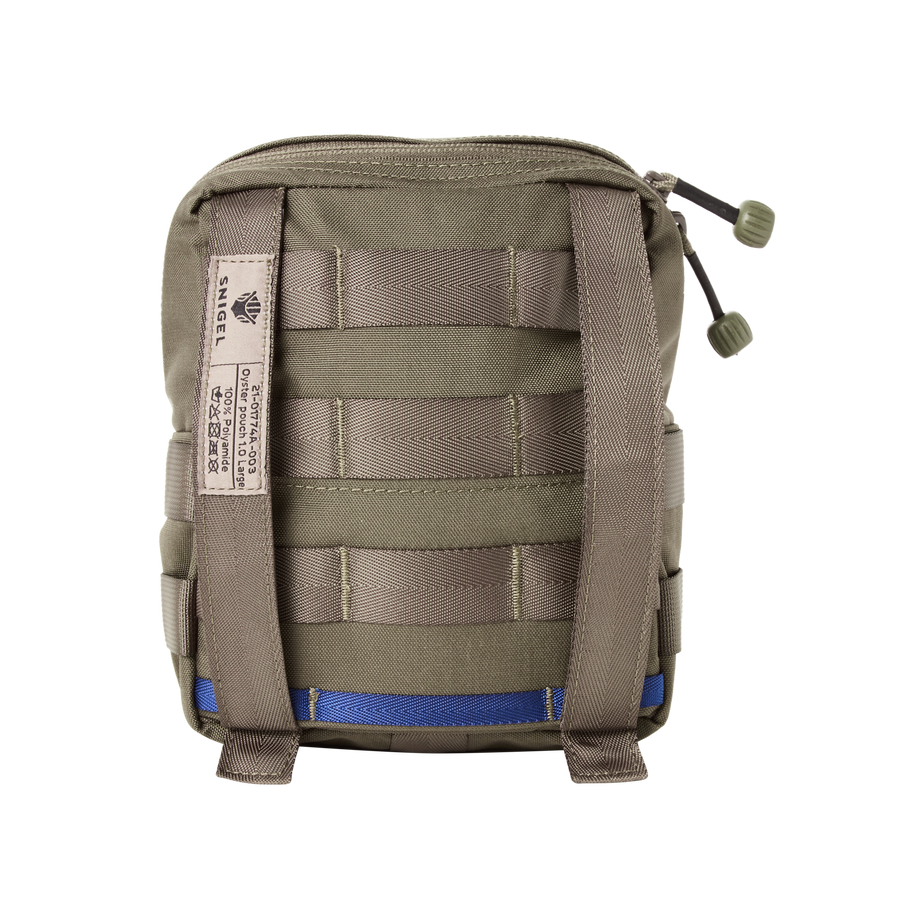 Snigel Oyster Pouch Large - Fällbar Organiseringsficka (Grå)