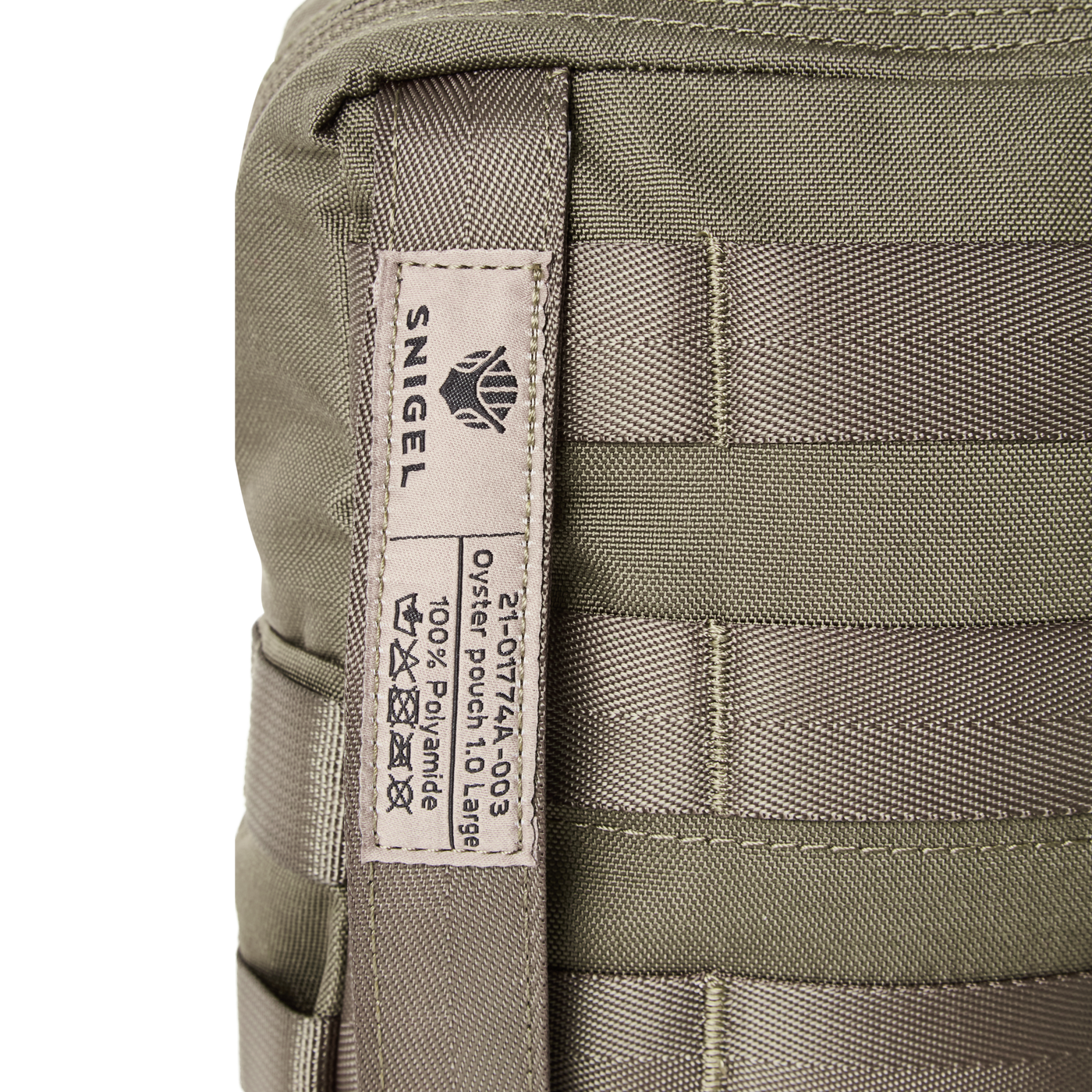 Snigel Oyster Pouch Large - Fällbar Organiseringsficka (Grå)