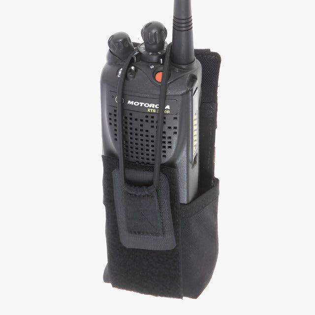 Snigel Radio Pouch -15 - Justerbar Radioficka (Svart)