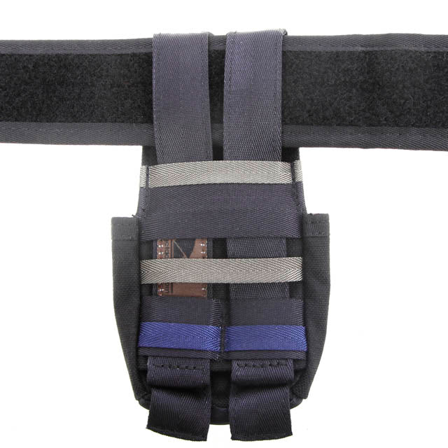 Snigel Radio Pouch -15 - Justerbar Radioficka (Svart)
