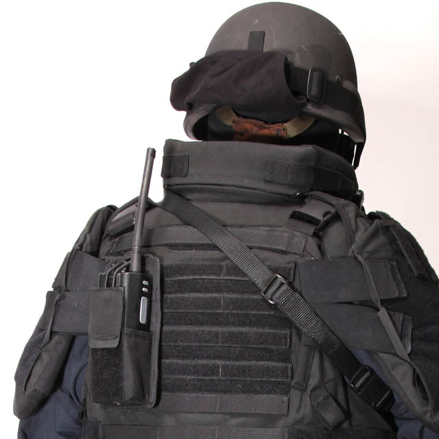 Snigel Radio Pouch -15 - Justerbar Radioficka (Svart)