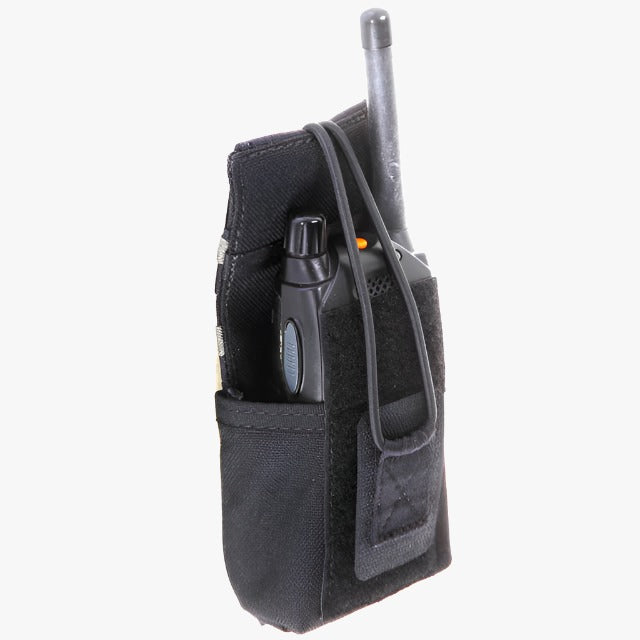 Snigel Radio Pouch -15 - Justerbar Radioficka (Svart)