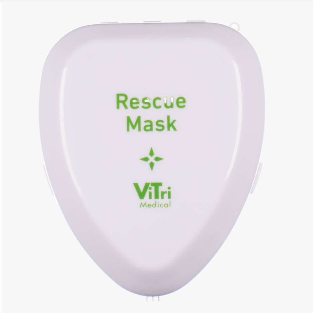 Vitri Fickmask - Andningsmask med envägsventil