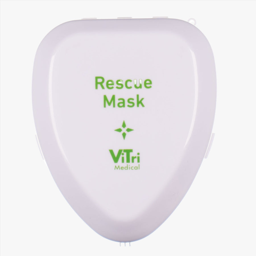 Vitri Fickmask - Andningsmask med envägsventil