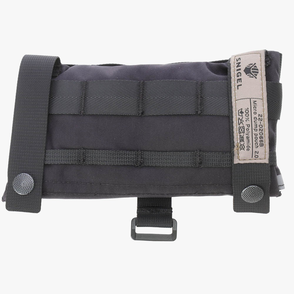 Snigel Micro dump pouch 2.0 Black