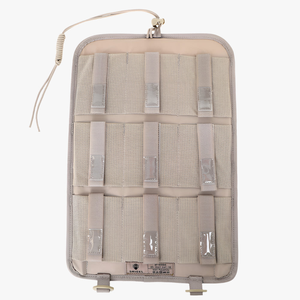 Snigel Insert Wall 30L – hopfällbar organisationsvägg för Specialist 30L, grå