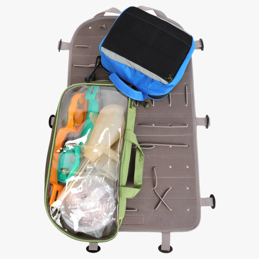 Snigel Multi Insert Panel 1.0 – organiseringspanel för Specialist 30/40L, grå