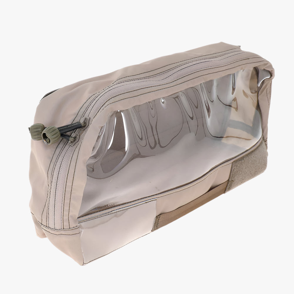 Snigel Large Insert Pouch 1.0 – insatsficka med kardborre, 33×16×10 cm, FM grå