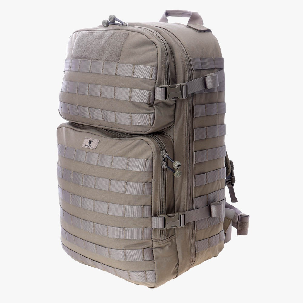 Snigel Specialist Backpack 40L – modulär uppdragsryggsäck, grå