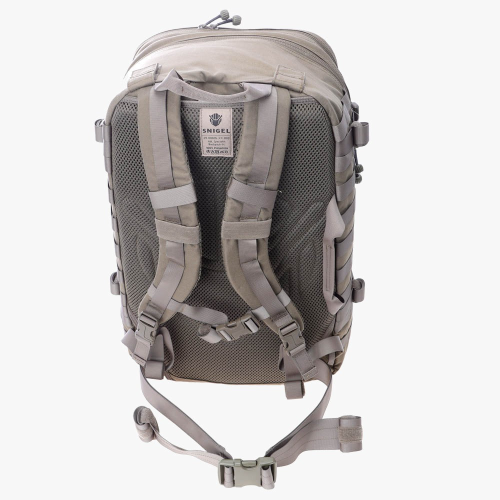 Snigel Specialist Backpack 40L – modulär uppdragsryggsäck, grå