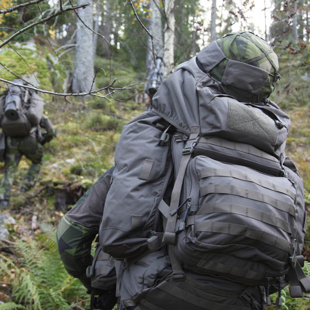 Snigel Specialist Backpack 30L – modulär insatsryggsäck, grå