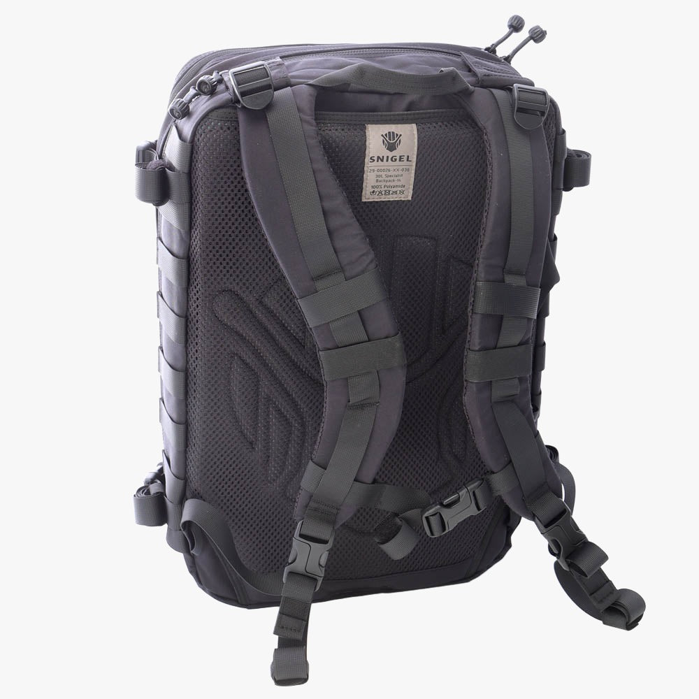 Snigel Specialist Backpack 30L – modulär insatsryggsäck, svart