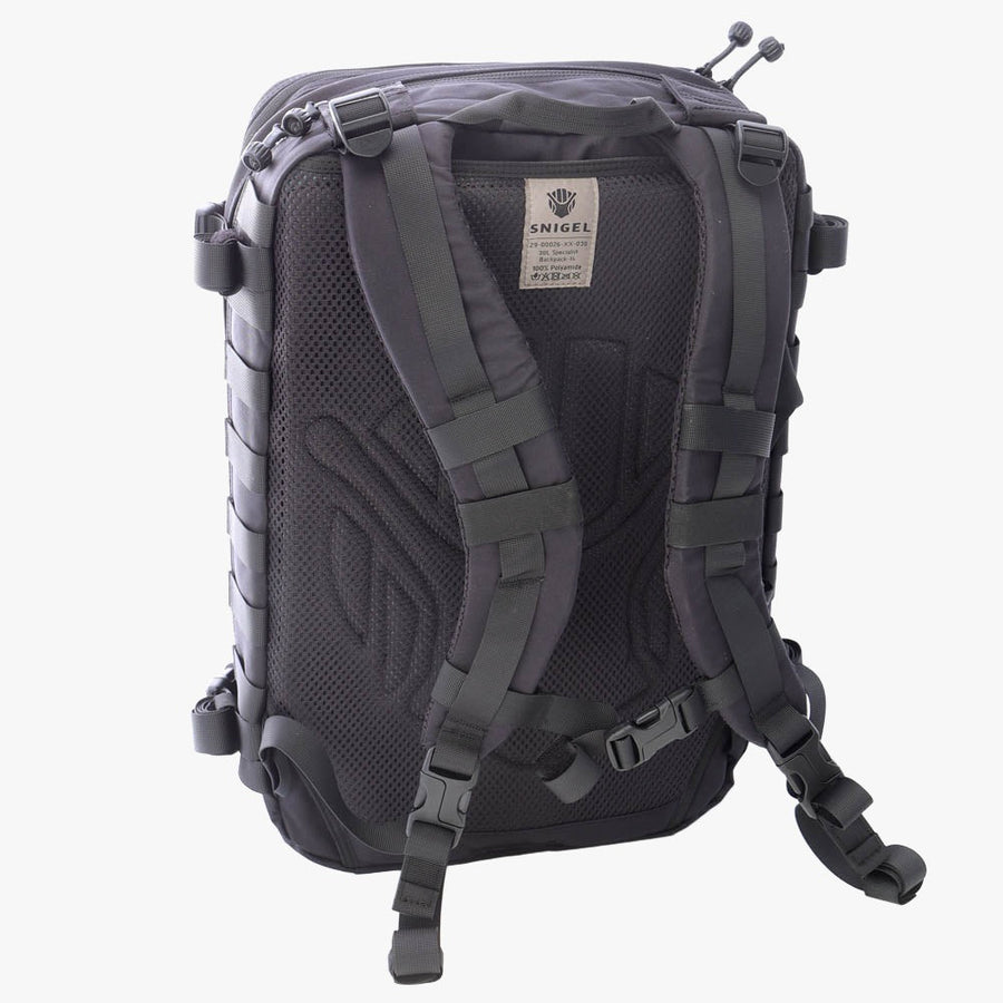 Snigel Specialist Backpack 30L – modulär insatsryggsäck, svart