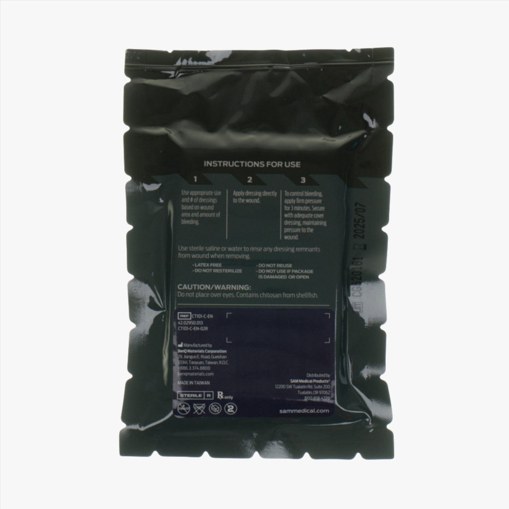 ChitoSAM™ 100 Hemostatisk Gasväv (Z-vikt, 7,6cm x 1,8m)