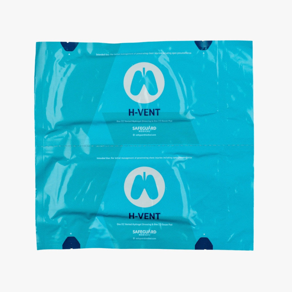 H&H Hyvent Vented Chest Seal Twin Pack (23 x 21 cm)