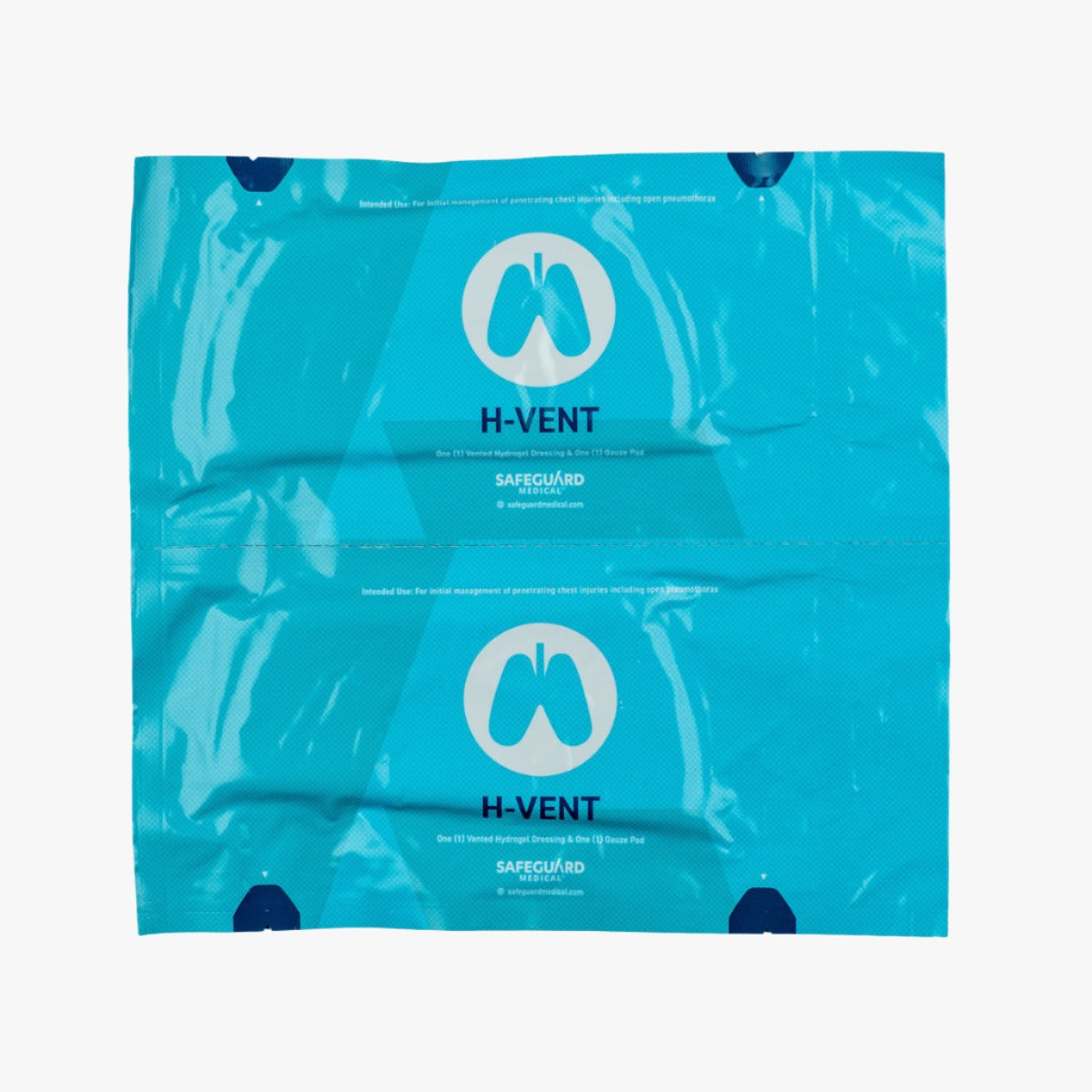 H&H Hyvent Vented Chest Seal Twin Pack (23 x 21 cm)